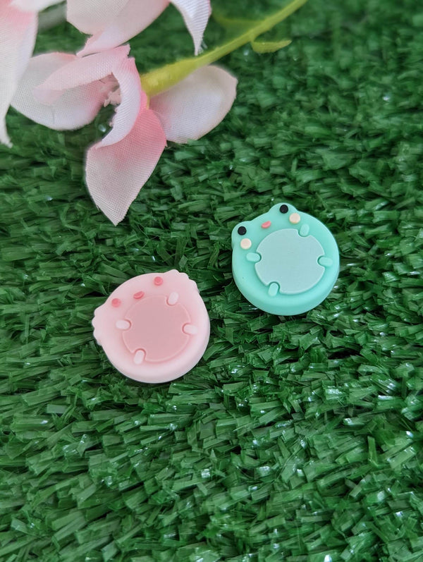 2pc Switch Thumb Grips - Frog - Cap Joy Con Grip For all Nintendo Switch