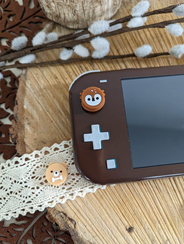 2pc Switch Thumb Grips - Cute Animals - Cap Joy Con Grip For all Nintendo Switch