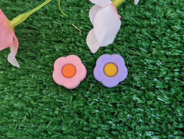 2pc Switch Thumb Grips - Flowers - Cap Joy Con Grip For all Nintendo Switch