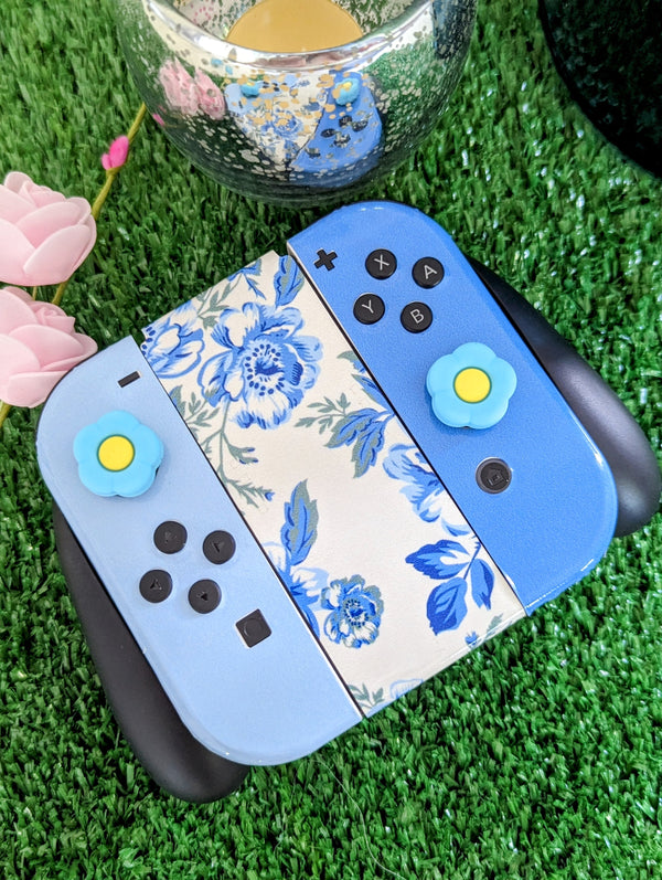2pc Switch Thumb Grips - Bloom - Cap Joy Con Grip For all Nintendo Switch