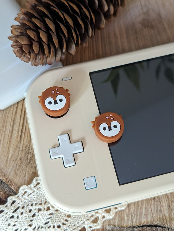 2pc Switch Thumb Grips - Deer- Cap Joy Con Grip For all Nintendo Switch