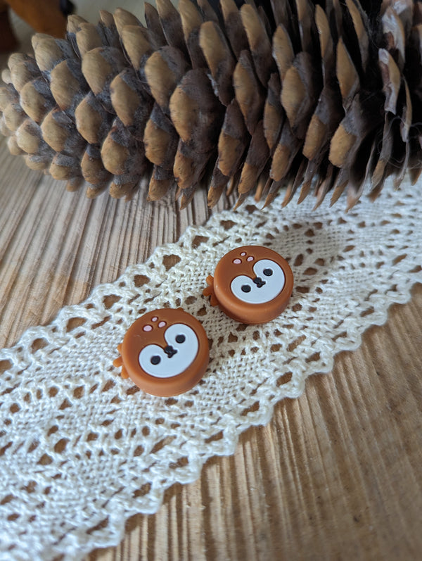 2pc Switch Thumb Grips - Deer- Cap Joy Con Grip For all Nintendo Switch