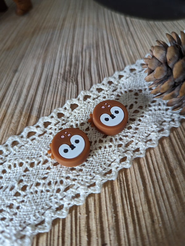 2pc Switch Thumb Grips - Deer- Cap Joy Con Grip For all Nintendo Switch