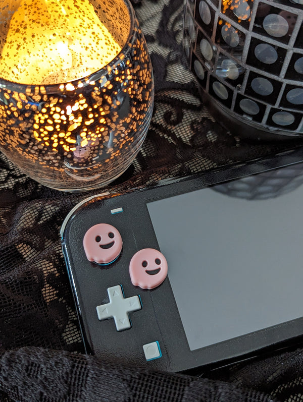 2pc Switch Thumb Grips - Phantom Pink Cap Joy Con Grip For all Nintendo Switch