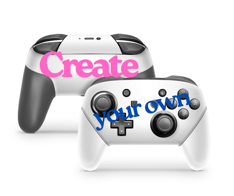Nintendo Switch Pro Controller Skin Decals - Create Your Own Design - Wrap Vinyl