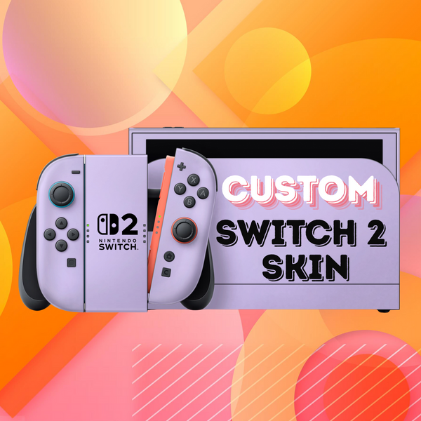Custom Nintendo Switch 2 Skin – Personalized Console Wrap
