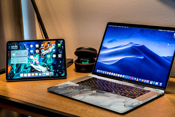 Marble Gold MacBook Skin Premium 3M Vinyl Wrap