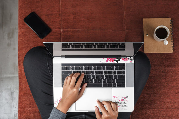 MacBook Skin Decal Japanese Temple Design Vinyl Protective Cover Wrap