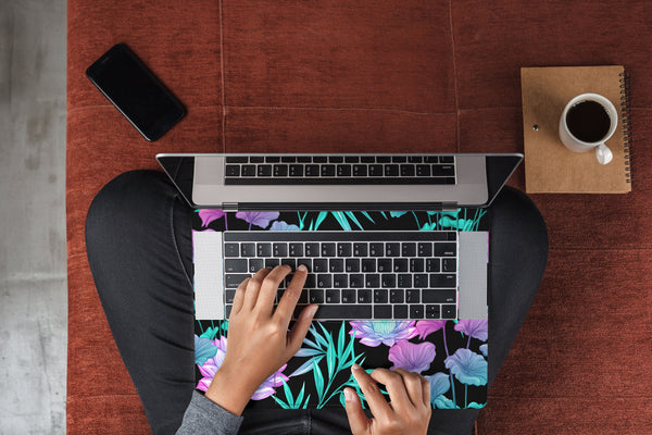 Floral Bouquet MacBook Skin MacBook Pro Skin MacBook Air Pro 13 15 inch Touch Bar Skin Laptop Decal Vinyl Sticker