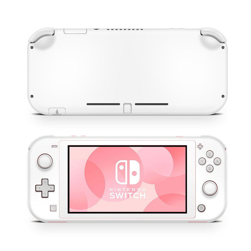 Nintendo Switch Lite Skin Decal For Game Console White Plain