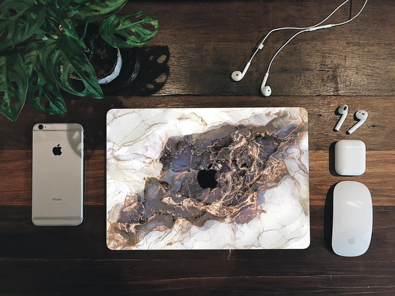 Grey Gold MacBook Skin MacBook Pro Skin MacBook Air Pro 13 15 inch Touch Bar Skin Laptop Decal Vinyl Sticker