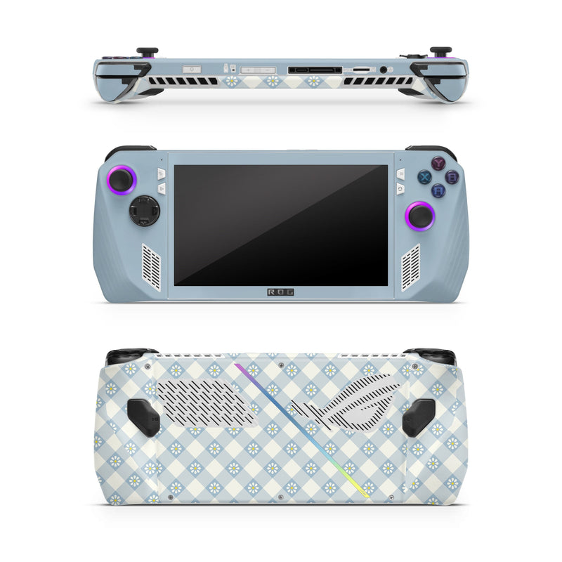 Asus Rog Ally Skins Vinyl Sticker Blue Delicate Design Premium Skin