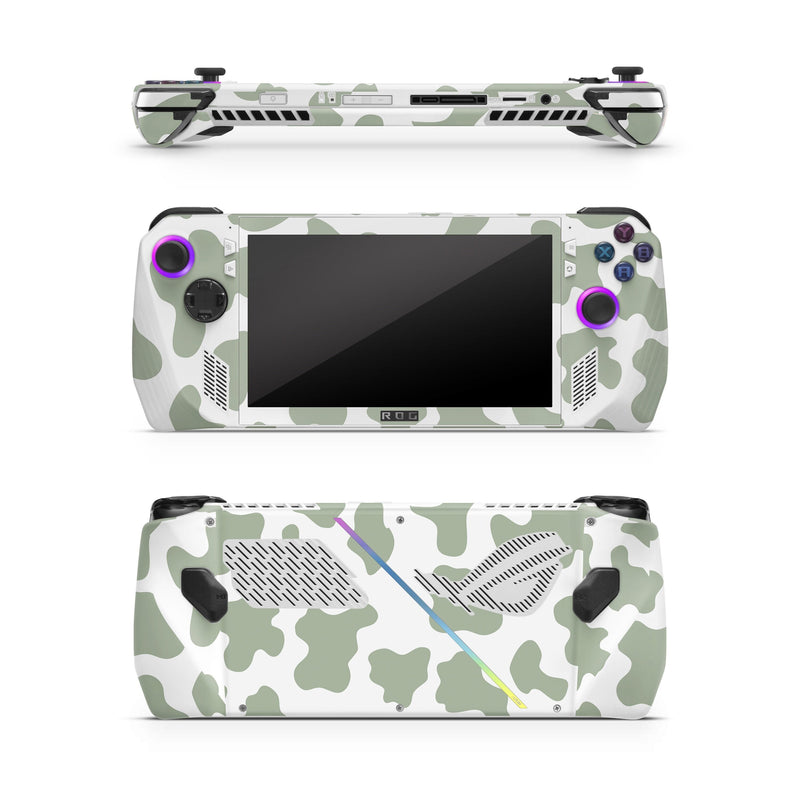 Asus Rog Ally Skins Vinyl Sticker Green Cow Design Premium Skin