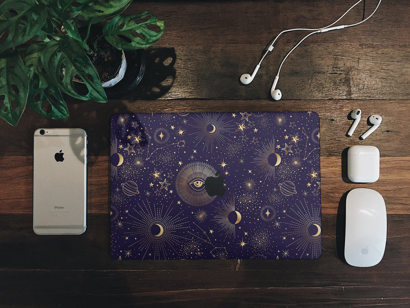 MacBook Skin Nebula Laptop Decal Vinyl Laptop Wrap with Scratch Protection