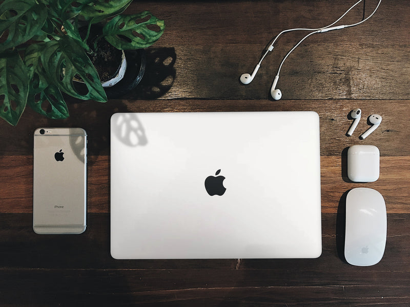 MacBook Skin Fog Gray Vinyl Wrap Precision Laser-Cut, Scratch Resistant Cover Wrap