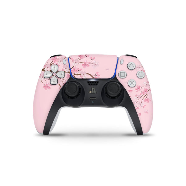 Sakura For PS5 Pro Playstation 5 Console And Controller , Full Wrap Vinyl For PS5 Pro