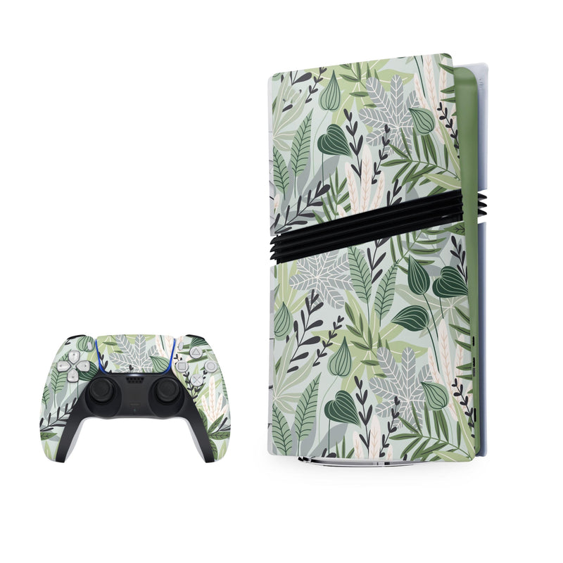 Botany For PS5 Pro Playstation 5 Console And Controller , Full Wrap Vinyl For PS5 Pro
