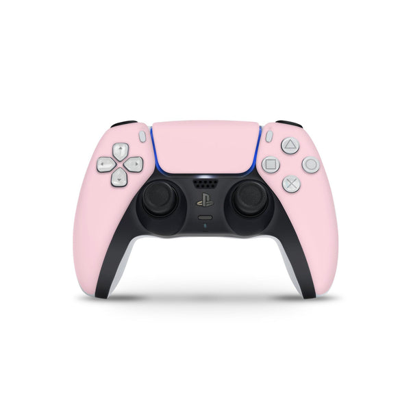 Solid Soft Pink For PS5 Pro Playstation 5 Console And Controller , Full Wrap Vinyl For PS5 Pro