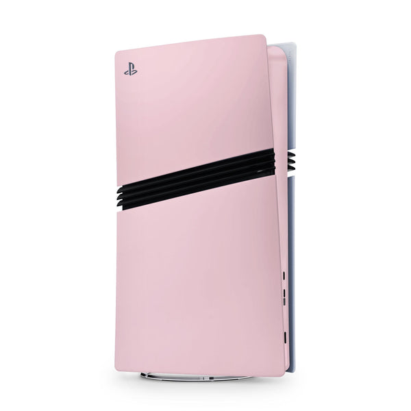 Solid Soft Pink For PS5 Pro Playstation 5 Console And Controller , Full Wrap Vinyl For PS5 Pro