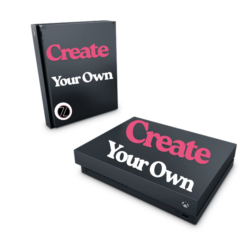 Personalized Your Xbox One X Console Skin Decal 3M Custom