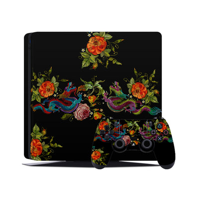 PS4 S Skin Decals - Dragon Lung - Full Wrap Vinyl Sticker - ZoomHitskins