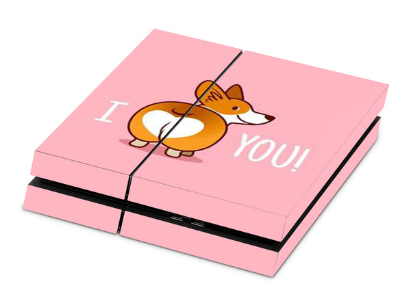 PS4 Skin Decals - Puppy Lover - Full Wrap Vinyl Sticker - ZoomHitskins