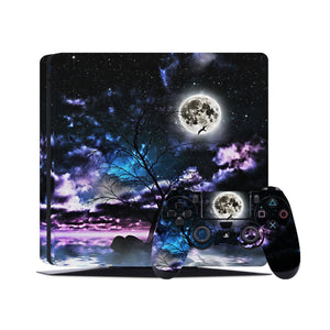 PS4 Skin Decals - Sky Night - Full Wrap Vinyl Sticker - ZoomHitskins