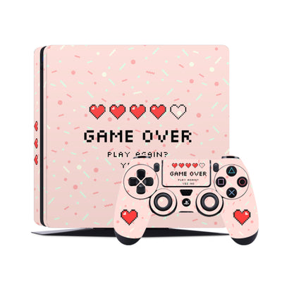 PS4 Skin Decals - Game Over - Full Wrap Vinyl Sticker - ZoomHitskins