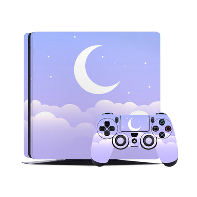 PS4 Skin Decals - Lunar Crescent - Full Wrap Vinyl Sticker - ZoomHitskins