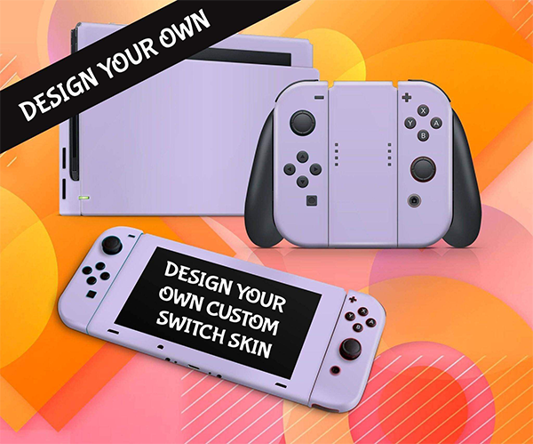 Nintendo Switch Skin Decals - Create Your Own Design - Full Wrap Vinyl - ZoomHitskin