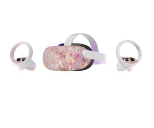 Oculus Quest 2 Skin Pink Gold , 3M Decal Wrap Sticker for Oculus Quest 2 VR Headset and Controller - ZoomHitskin