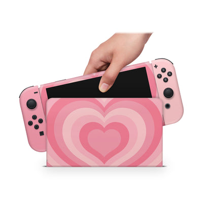 Nintendo Switch Oled Skin Decals - Love You - Wrap Vinyl Sticker - ZoomHitskins