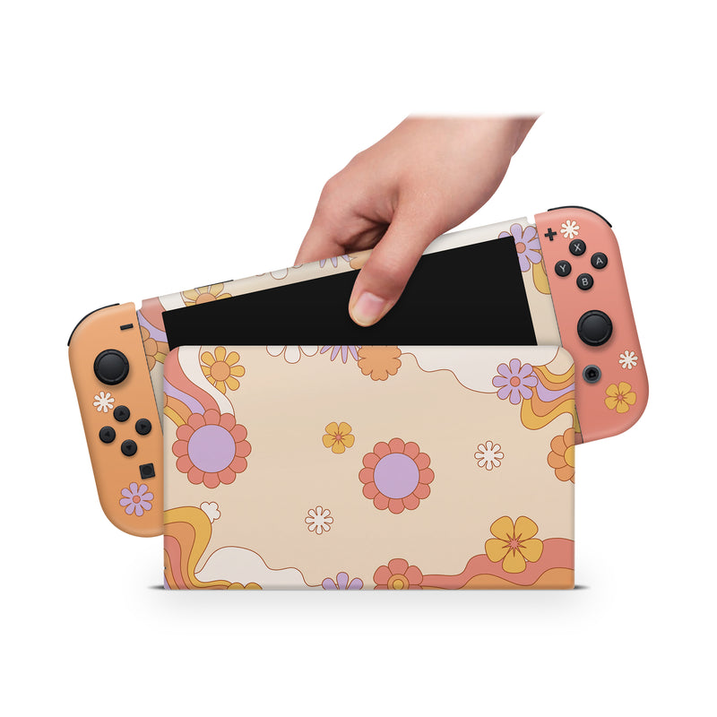 Nintendo Switch Oled Skin Decals - Hippie - Wrap Vinyl Sticker