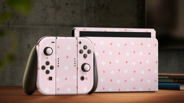 Nintendo Switch Oled Skin Decals - Bunny - Wrap Vinyl Sticker