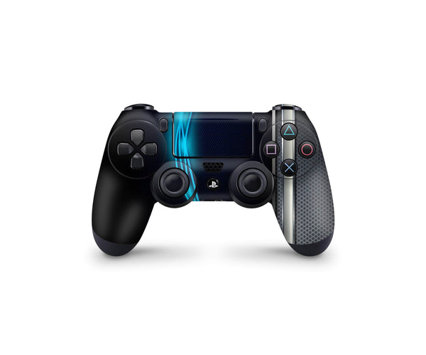 PS4 Skin Decals - Blue Neon - Full Wrap Vinyl Sticker - ZoomHitskins