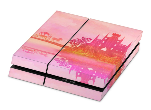 PS4 Skin Decals - Castle Princess - Full Wrap Vinyl Sticker - ZoomHitskins