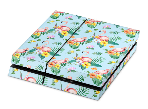 PS4 Skin Decals - Flamingo - Full Wrap Vinyl Sticker - ZoomHitskins