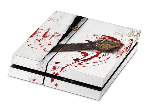 PS4 Skin Decals - Chainsaw - Full Wrap Vinyl Sticker - ZoomHitskins