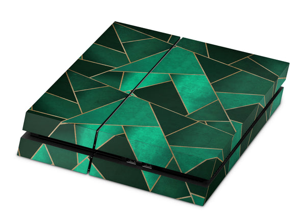 PS4 Skin Decals - Emerald - Full Wrap Vinyl Sticker - ZoomHitskins