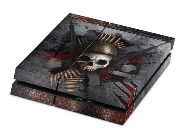 PS4 Skin Decals - Death's-Head - Full Wrap Vinyl Sticker