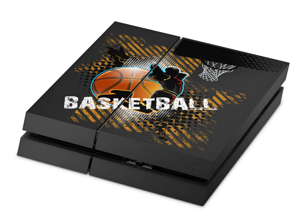 PS4 Skin Decals - Basketball - Full Wrap Vinyl Sticker - ZoomHitskins