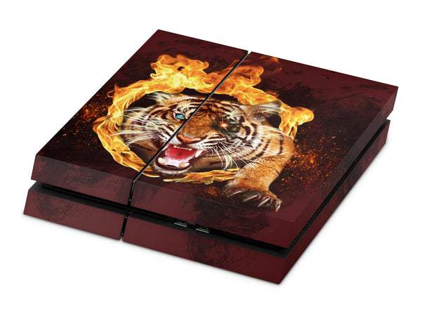 PS4 Skin Decals - Tigers - Full Wrap Vinyl Sticker - ZoomHitskins