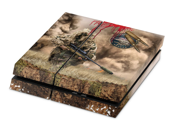 PS4 Skin Decals - Sharp Shooter - Full Wrap Vinyl Sticker - ZoomHitskins