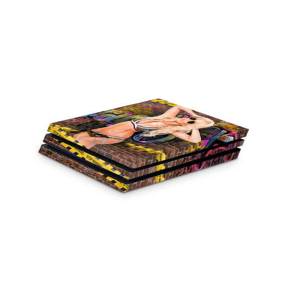PS4 Skin Decals - Smoking Hot - Full Wrap vinyl Sticker