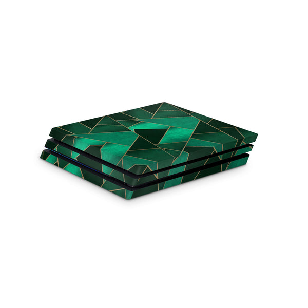 PS4 Skin Decals - Emerald - Full Wrap Vinyl Sticker - ZoomHitskins