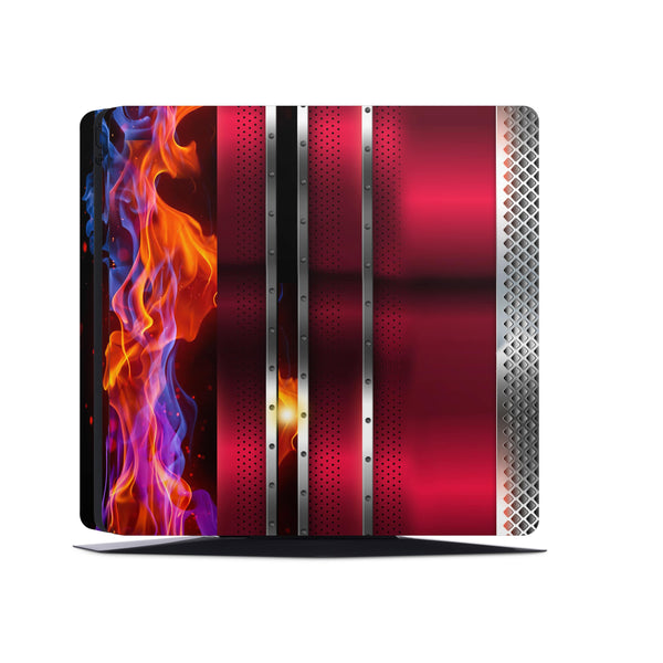 PS4 Skin Decals - Fire - Full Wrap Vinyl Sticker - ZoomHitskins