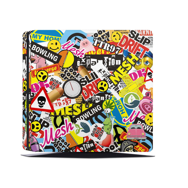 PS4 Skin Decals - Graffiti - Full Wrap Vinyl Sticker