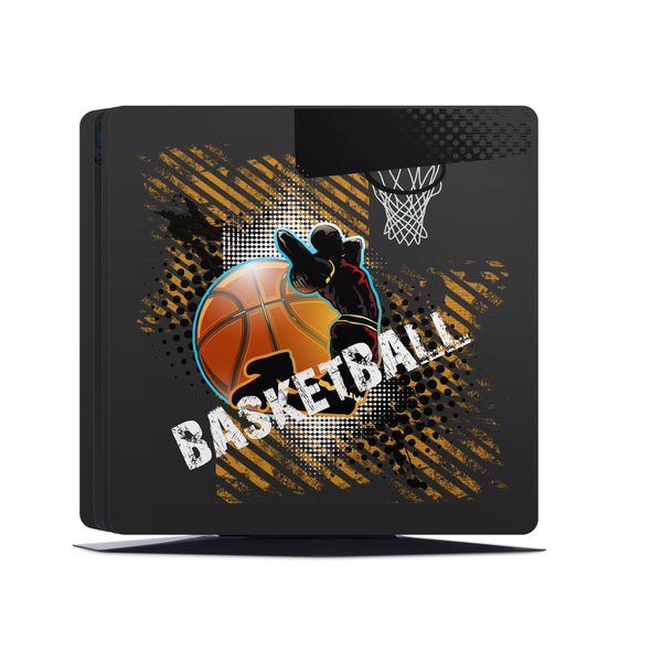 PS4 Skin Decals - Basketball - Full Wrap Vinyl Sticker - ZoomHitskins