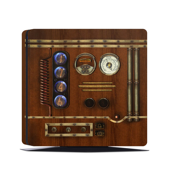 PS4 Skin Decals - Antique Clock - Full Wrap Vinyl Sticker