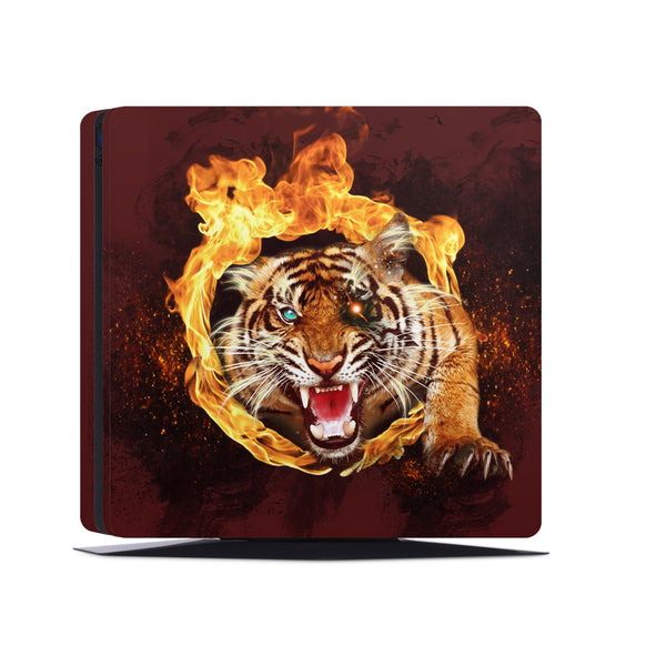 PS4 Skin Decals - Tigers - Full Wrap Vinyl Sticker - ZoomHitskins